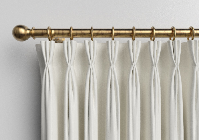 Wexley, White Cotton - Made to Measure Curtains - Image 10